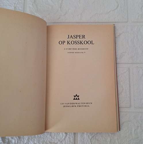 Jasper op Kosskool - CF. Beyers-Boshoff