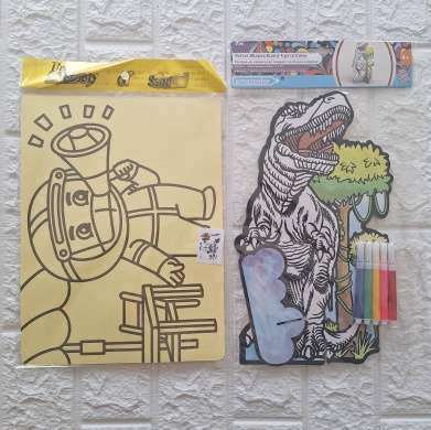 Velvet Dinosaur & Sandart