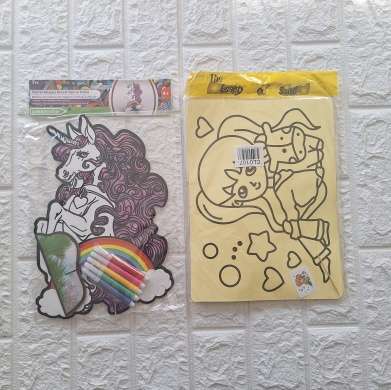 Velvet Unicorn stand up to color and Sandart