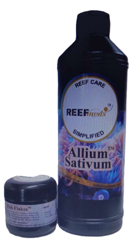 REEFmeds Fish Flakes Nano, Allium Sativum Bundle
