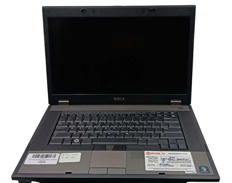 Dell Latitude E5510 Intel Celeron 14600 @ 3.00 GHz