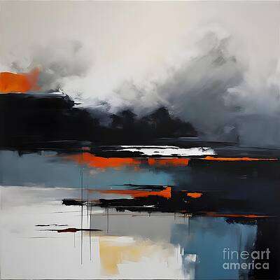 Abstract Seascape with Smoky Clouds [d]