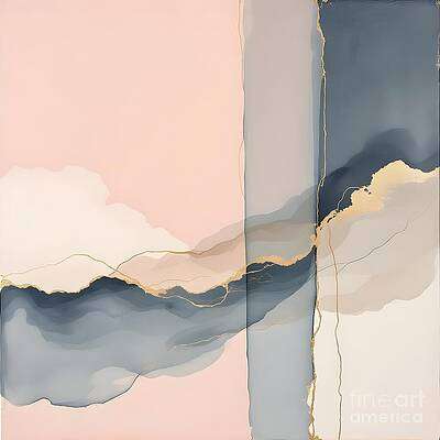 Delicate Soft Pink Earthen Flow [d]