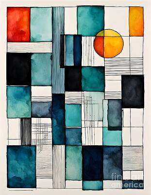 Geometric Grid Pattern [d]