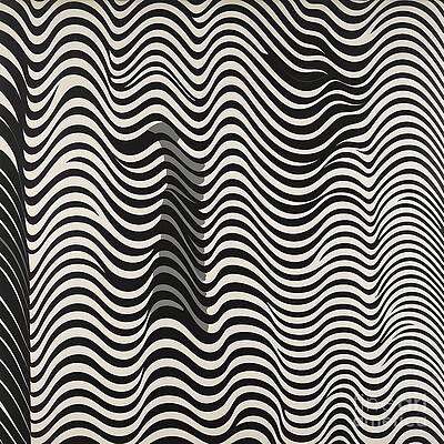 Repetitive Black and White Pattern [d]