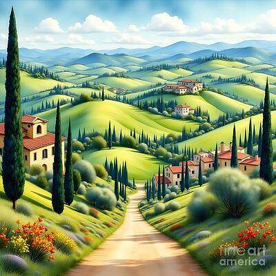 Rolling Tuscan Hills [d]