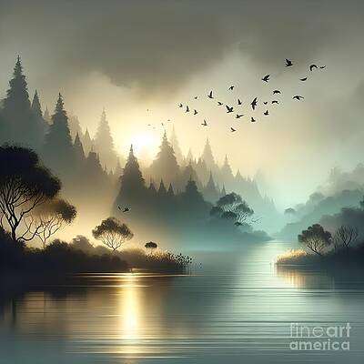 Serene River Reflection [d]