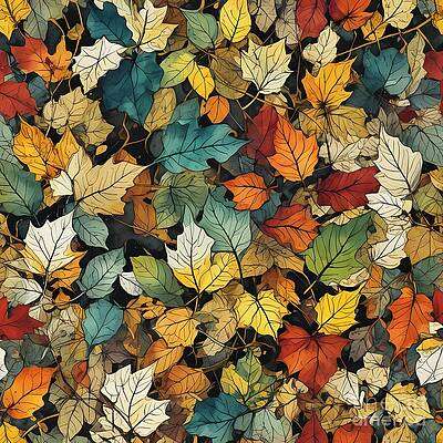 Sphinx Autumn Leaf Canvas [d]