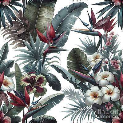 Tropical Foliage and Flowers [d]