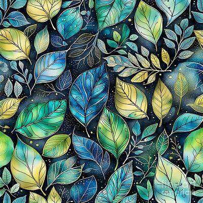 Vibrant Assortment of Leaves [d]
