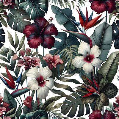 Vibrant Hibiscus in Variety of Colours [d]
