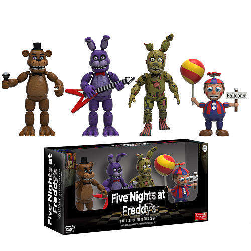 Funko Five Nights at Freddy's Set 4 Pack - Freddy, Bonnie, Spring trap and Balloon Boy
