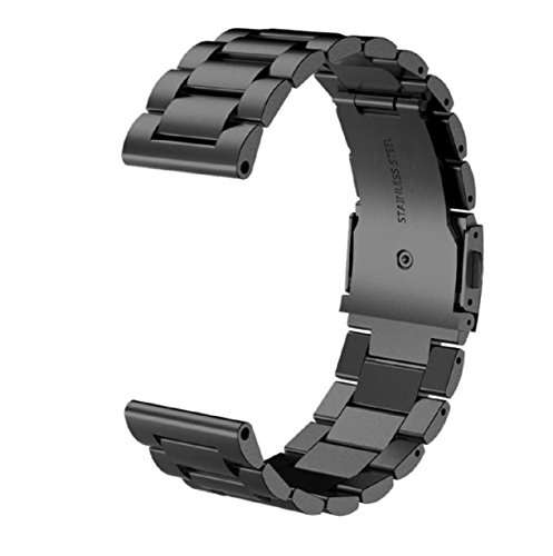 Garmin Fenix 3 Replacement Watch Band, Kuxiu Stainless Steel Metal Wristband Bracelet for Fenix 3 /
