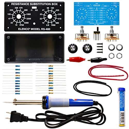 Elenco  Resistor Substitution Box Soldering Kit with Iron and Solder