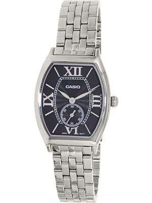 Casio Women's LTPE114D-1A Silver Stainless-Steel Quartz Dress Watch