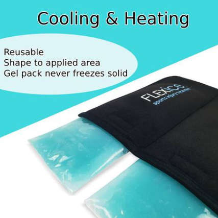 Cold/Hot Icepack Gel Pad - Heat & Cold Compress for Injury & Pain Relief