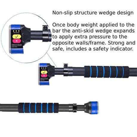 Pull up Bar - Multi-Function Exercise Bar - 6 in 1 - Blue