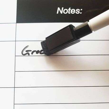 Magnetic Fridge Calendar - Whiteboard Monthly Planner - Dry Erase