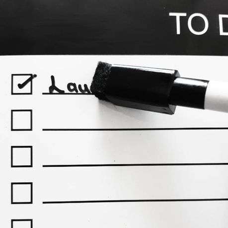 Magnetic Fridge To Do List - Whiteboard Organiser - Dry Erase - Notes