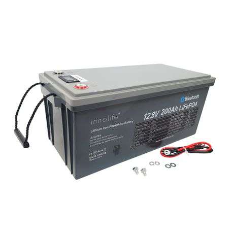 12V 200Ah LiFePO4 Lithium Ion Battery - Bluetooth - Lithium Iron Phosphate