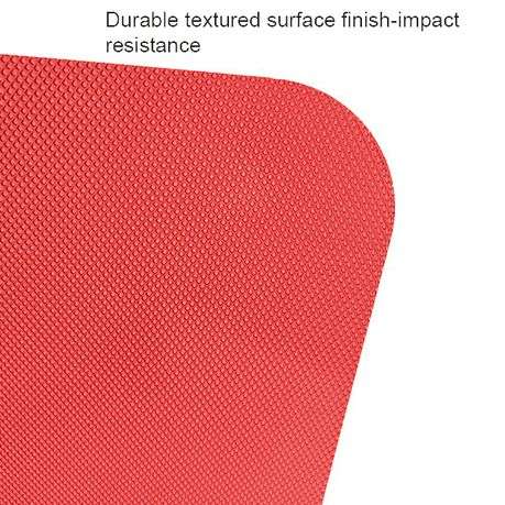 Office Floor Protector - Red - Chair Floor Mat - Office Carpet Protector