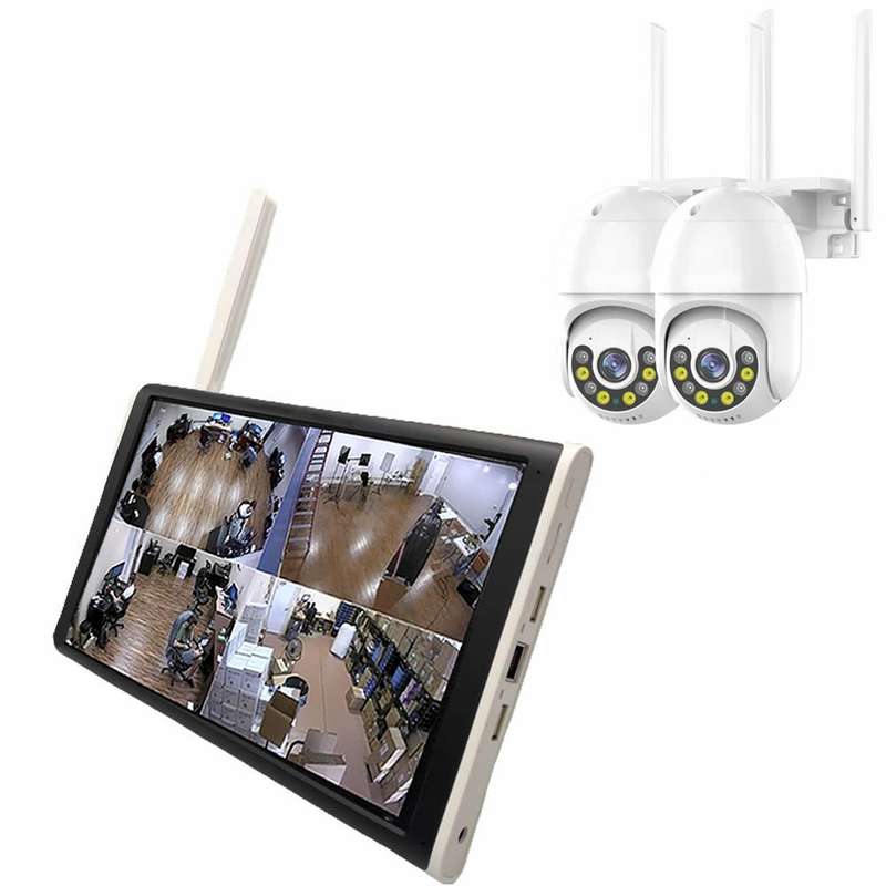 4K HD Professional Security Camera System with 10 inch Monitor - Q - S333