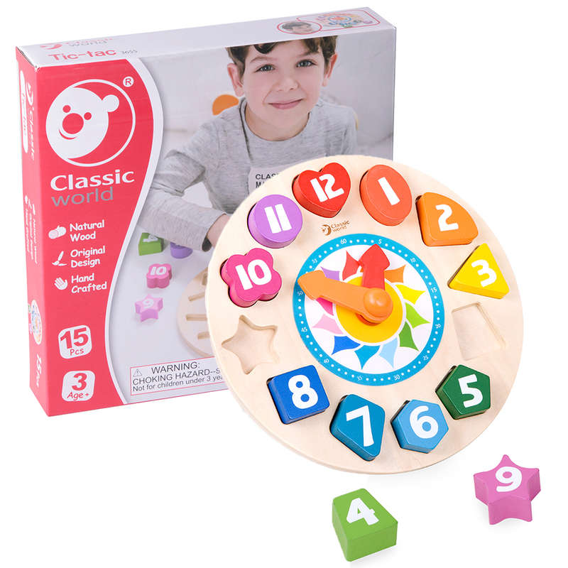Classic World Tic-Tac Clock - 15pcs- Clearance Stock