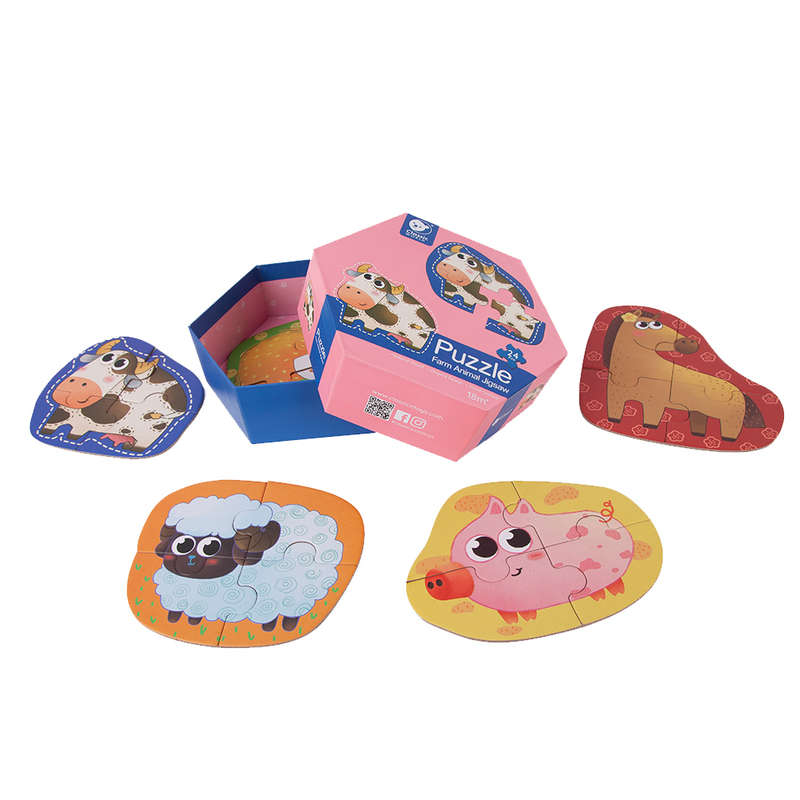 Classic World Jigsaw Puzzle - Farm Animal - 24pcs- Clearance Stock