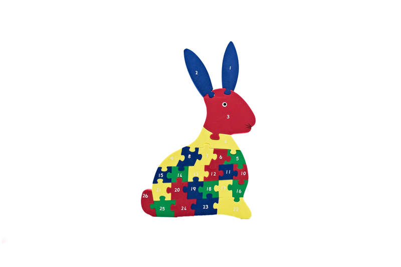 Reduced To Clear - Puzzle Rabbit- Clearance Stock