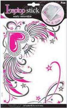 Reduced To Clear - Laptop Sticker HEART FOIL- Clearance Stock