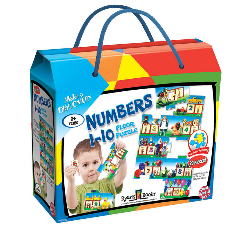 Ryan's Room - Floor Puzzle - Numbers 1-10 - 20pcs- Clearance Stock