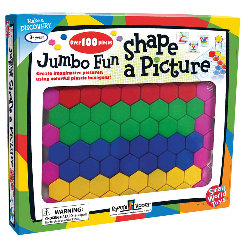 Ryan's Room - Jumbo Fun Shape A Picture - 114pcs- Clearance Stock