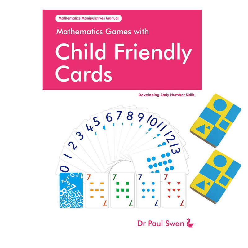 EDX Education - Playing Cards Child Friendly Set (Activité Book &- Clearance Stock