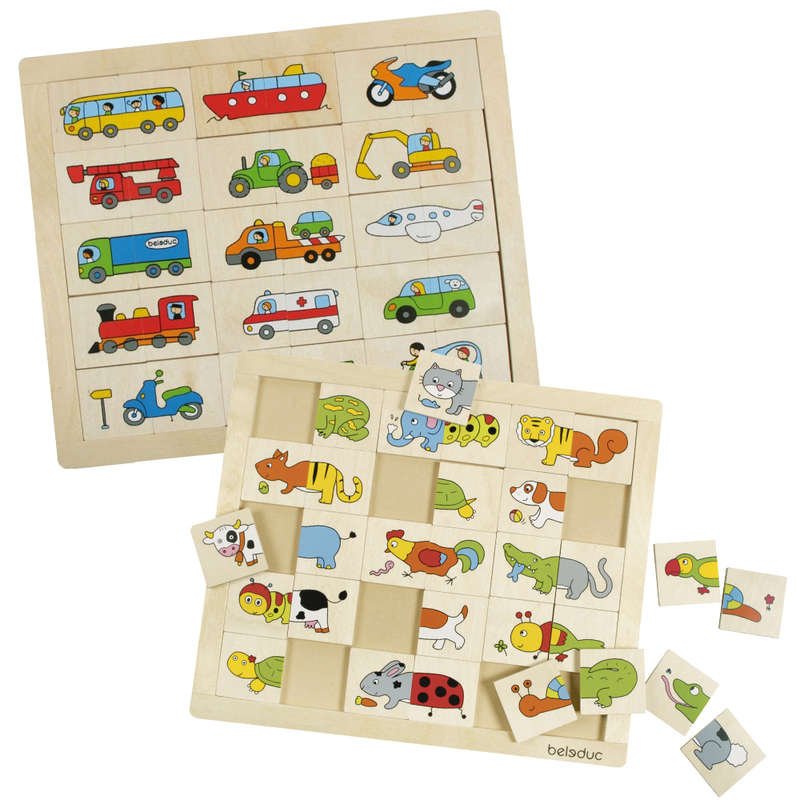 Beleduc Match & Mix Puzzle Set- Clearance Stock