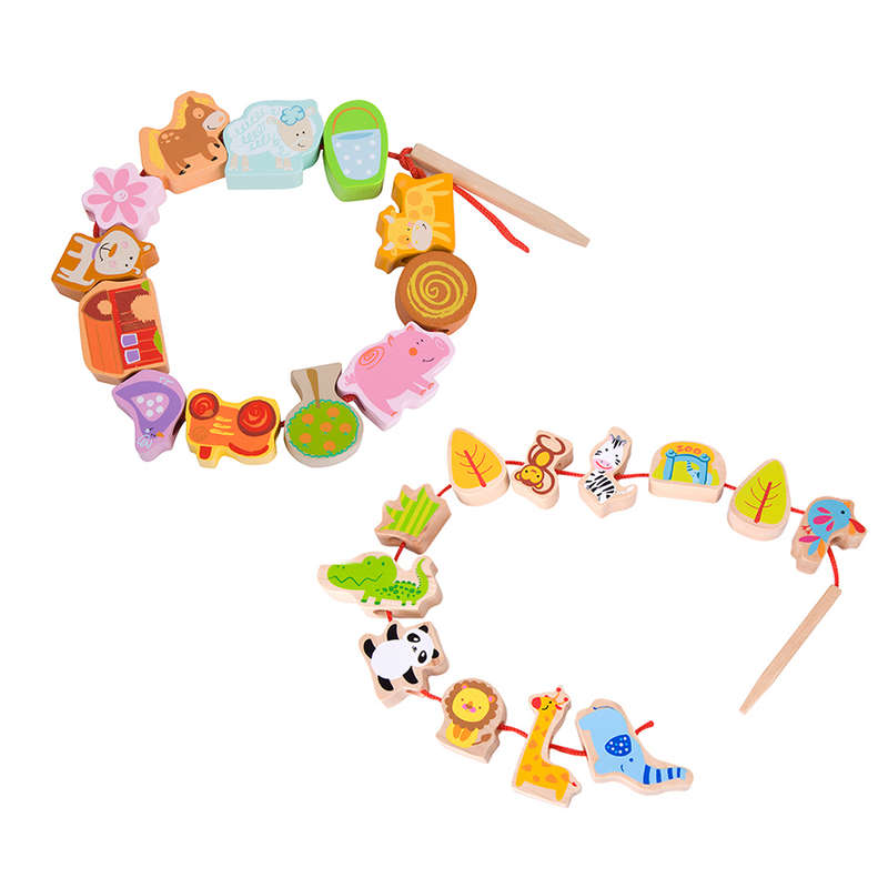 Zoo & Farm Lacing Bead Set- Clearance Stock
