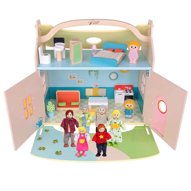 Modern Dream House with Family- Clearance Stock
