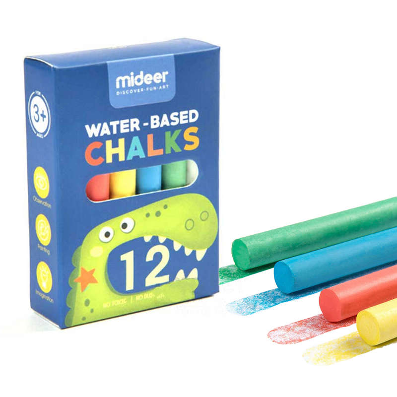 Mideer Dinosaur Chalkboard Sticker & Chalk Bundle- Clearance Stock