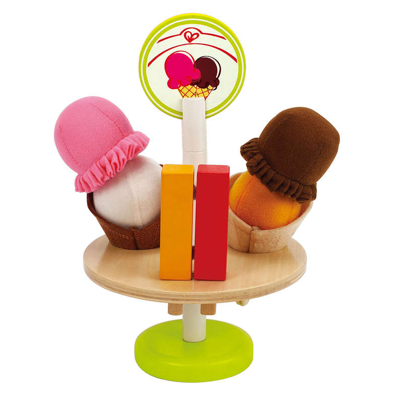 Hape Pretend & Play - Ice Cream Treats - Felt Food- Clearance Stock