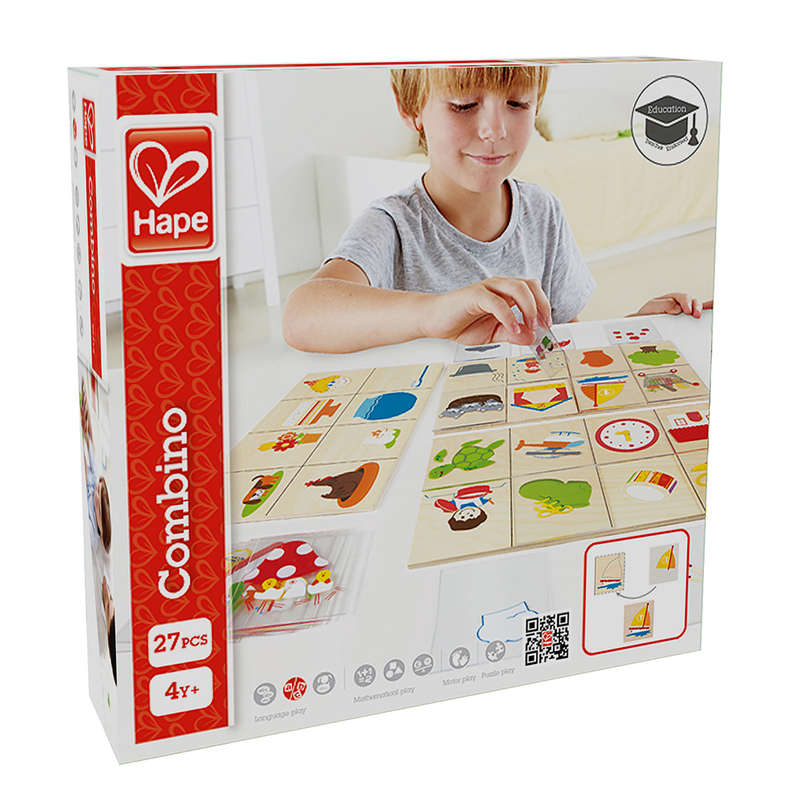 Hape - Home Education - Combino - 27pcs- Clearance Stock