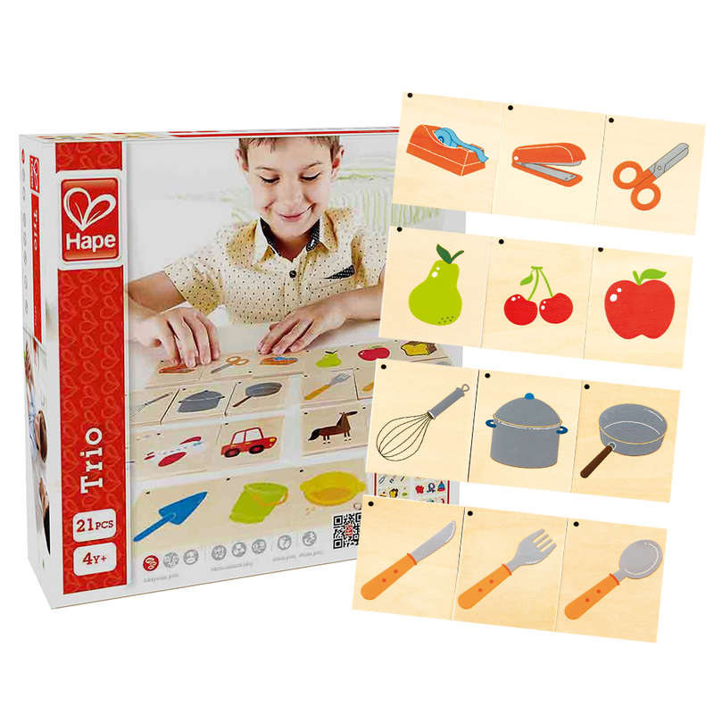 Hape - Home Education - Trio - 21pcs- Clearance Stock