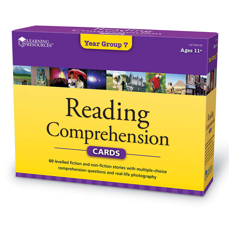 Learning Resources - Reading Comprehension Cards Set - Ages 11+- Clearance Stock
