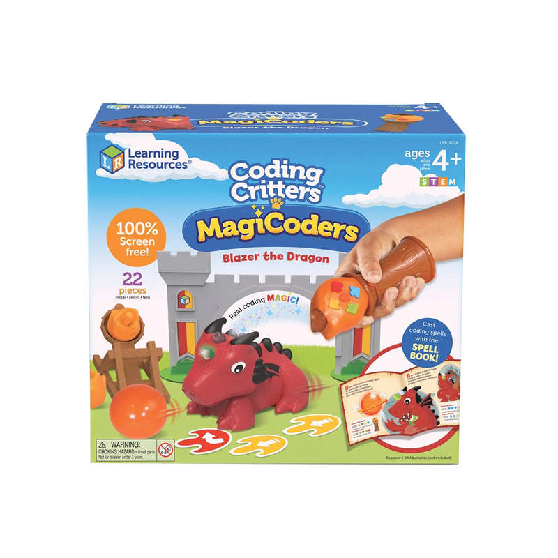 Learning Resources - Coding Critters Magicoders: Blazer the Dragon- Clearance Stock