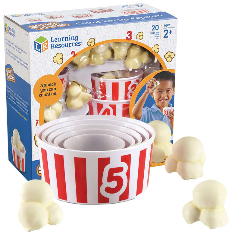 Learning Resources - Smart Snacks® - Count Em Up Popcorn- Clearance Stock