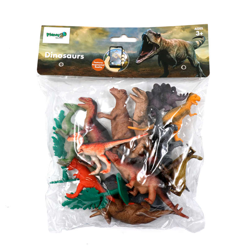 Dinosaur Playset - 16pcs- Clearance Stock