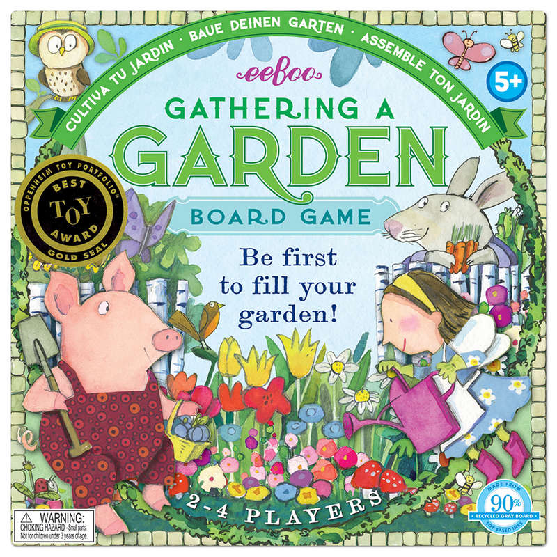 eeBoo Gathering a Garden Board Game- Clearance Stock