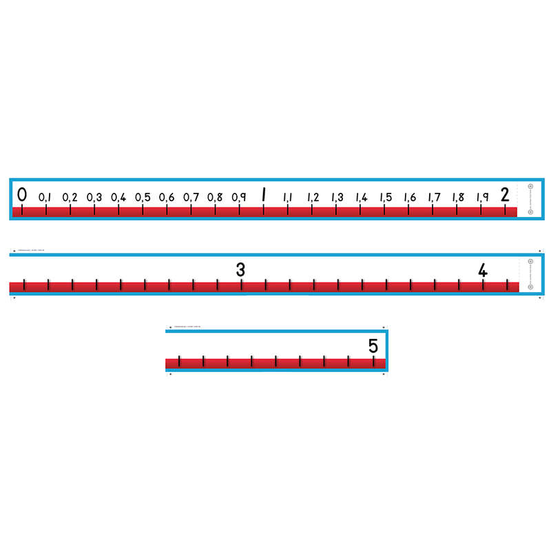Greenbean Mathematics - Number Line Decimal 0 - 5 - *Damaged packaging*