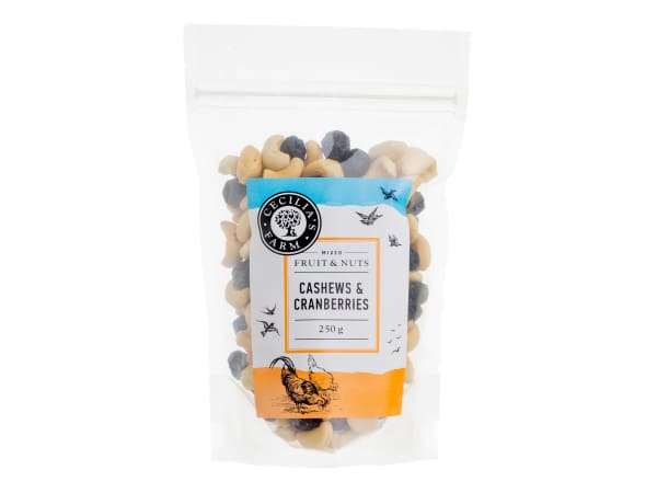 Cecilia's Farm Cashews & Cranberries, 250g - SHLL0861