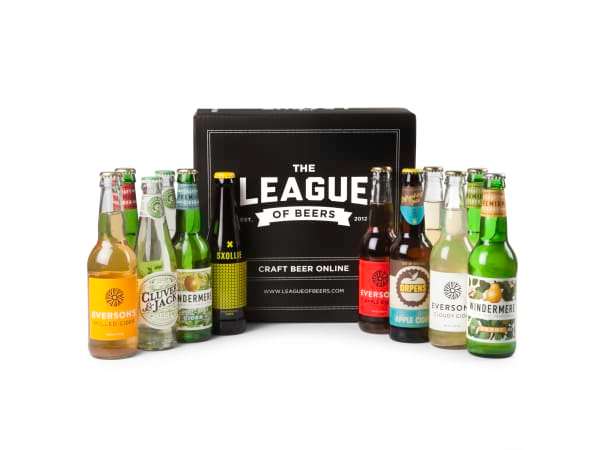 League of Beers Crafty Cider Mixed Case - LOBCIDER12 - Case of 12