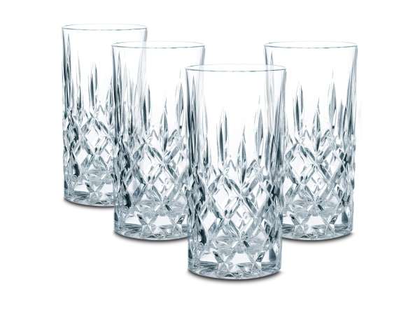Nachtmann Lead-Free Crystal Noblesse Highball Glasses, Set of 4 - 89208