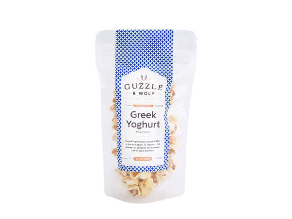 Guzzle & Wolf Greek Yoghurt Gourmet Popcorn - POPGYW